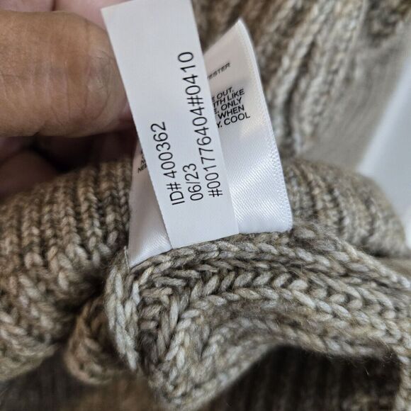 Express Unisex Wool Blend Cable Knit Sweater,Size S- oversized - Picture 4 of 4